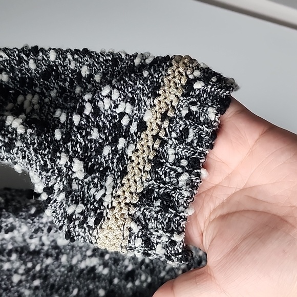 Pennyblack Boho Boucle Melange Fringe Knit Open Long Cardigan - Picture 3 of 9